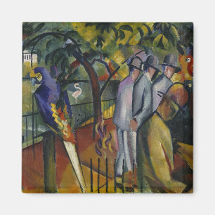August Macke Zoologische tuin I Magneet