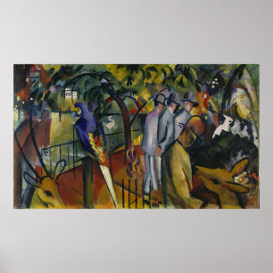 August Macke   Zoologische tuin I Poster