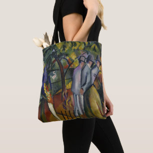 August Macke Zoologische tuin I Tote Bag