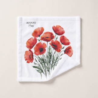 August Poppy Bloom - Cadeau d'anniversaire personn