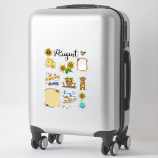 August sticker vel - Late zomer gloed