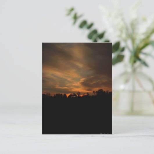 August Sunset Briefkaart (Staand voorkant)