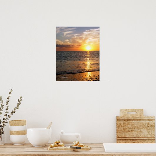 August Sunset Poster (Keuken)