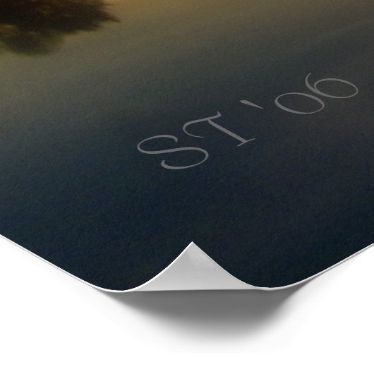 August Sunset Poster (Hoek)