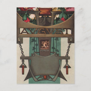 August - Virgo Briefkaart