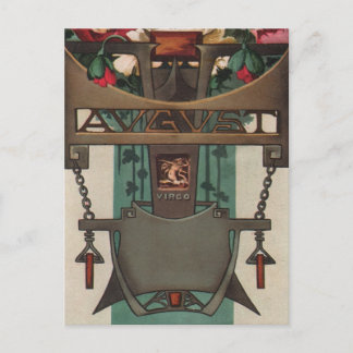 August - Virgo Briefkaart