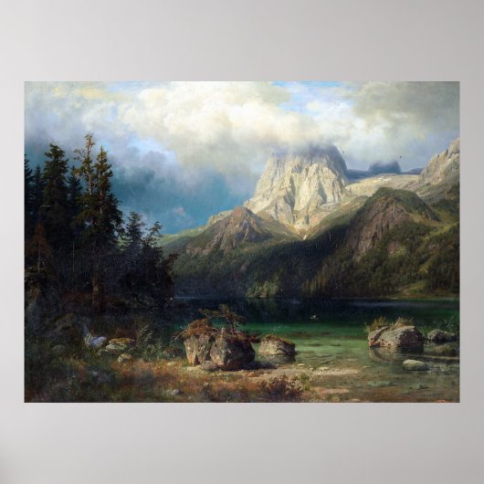 August Wilhelm Leu Mountain Poster (Voorkant)