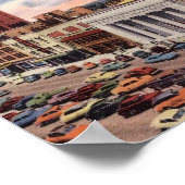 Augusta, Georgia, Broad Street,  Uitzicht Poster (Hoek)