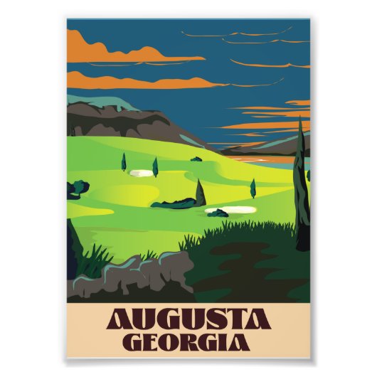 Augusta Georgia Golf poster (Voorkant)