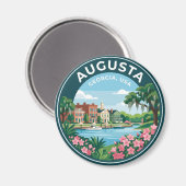 Augusta Georgia Magneet (Voorkant / Achterkant)