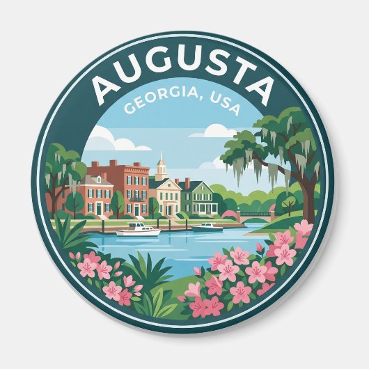 Augusta Georgia Magneet (Voorkant)