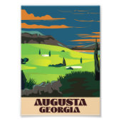 Augusta Georgia poster sur le golf (Devant)