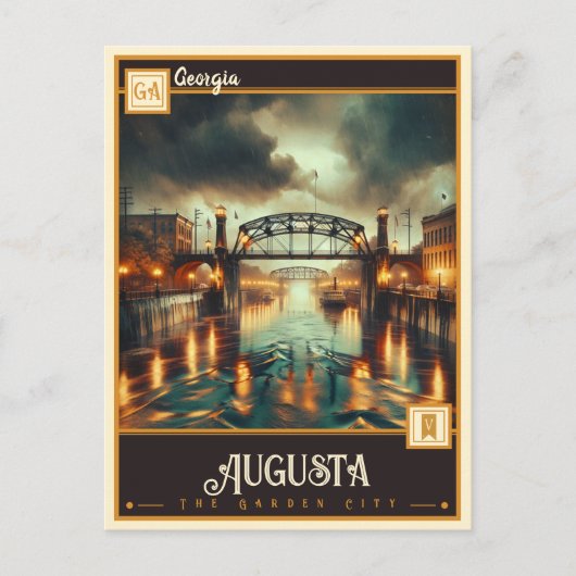 Augusta, Georgië |  Briefkaart (Voorkant)