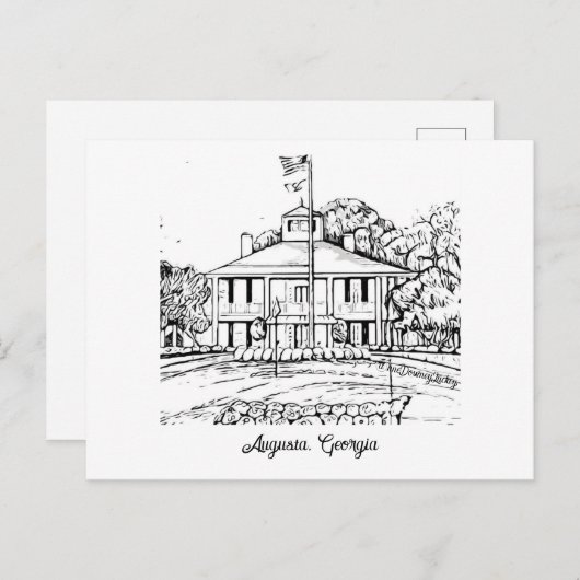 Augusta, Géorgie Carte postale (Devant / Derrière)