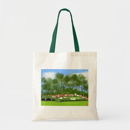 Augusta Golf 12e hole Tote Bag (Voorkant)