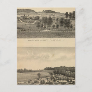 Augusta Male Academy Seawright, eigenschap Briefkaart