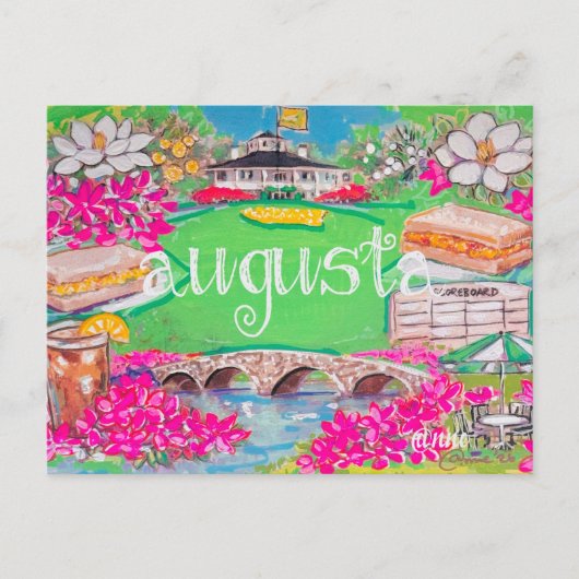 Augusta National Icons Briefkaart (Voorkant)