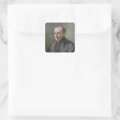 Auguste Comte Vierkante Sticker (Tas)