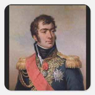 Auguste Frederic Louis Viesse de Marmont Vierkante Sticker
