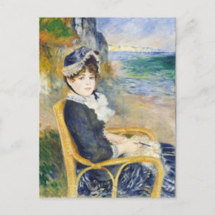 Auguste Renoir Bij de Zee Vrouw Portret Briefkaart