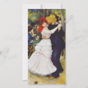 Auguste renoir - dance at Bougival Feestdagenkaart