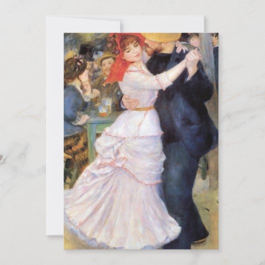 Auguste Renoir - Dance at Bougival Kaart (Voorkant)