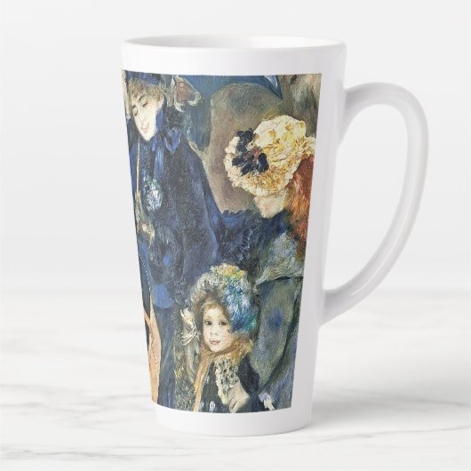 Auguste Renoir - De paraplu's Latte Mok (Rechts)
