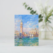 Auguste Renoir - het Doges Palace Venice Briefkaart (Staand voorkant)