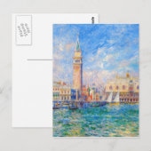 Auguste Renoir - het Doges Palace Venice Briefkaart (Voorkant / Achterkant)
