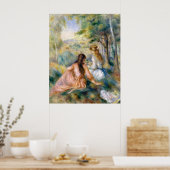 Auguste Renoir in de weide Poster (Keuken)