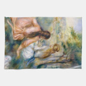 Auguste Renoir in de weide Theedoek (Horizontaal)