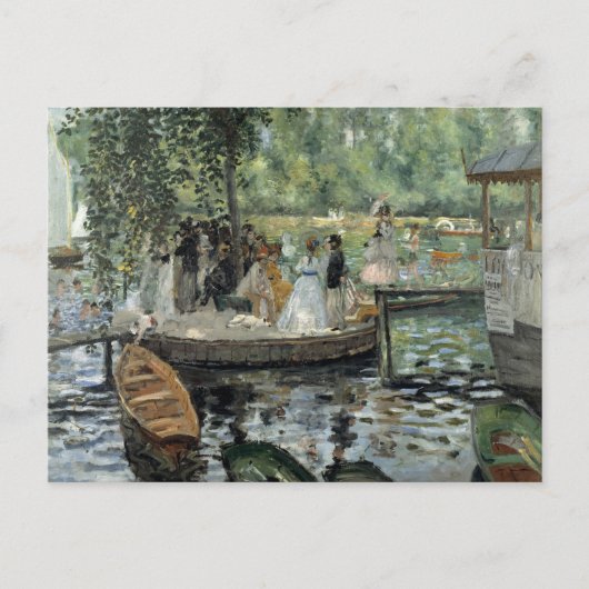 Auguste Renoir - La Grenouillere Briefkaart (Voorkant)