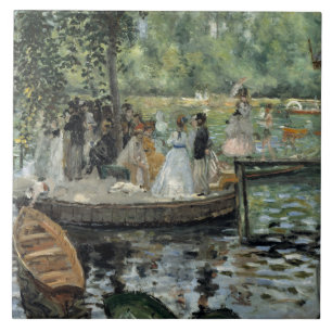 Auguste Renoir - La Grenouillere Tegeltje