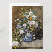 Auguste Renoir - Spring Bouquet Aankondiging (Voorkant / Achterkant)