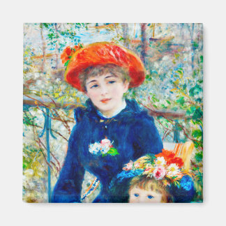 Auguste Renoir - Twee zussen Magneet