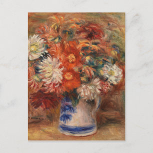  Auguste Renoir Yellow Pink Red Bouquet Feestdagenkaart