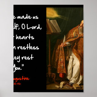 Augustinus - Restless Heart Poster