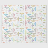 Augustus, 11-jarige cadeaupapier (Vlak)