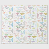 Augustus, 13-jarige cadeaupapier (Vlak)