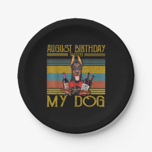 Augustus 2020 met mijn Doberman Pinscher Dog Papieren Bordje