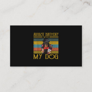 Augustus 2020 met mijn Gordon Setter Dog Visitekaartje