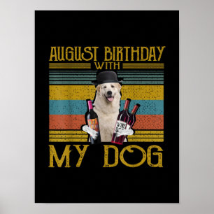 Augustus 2020 met mijn Grote Pyreneeën Dog Poster