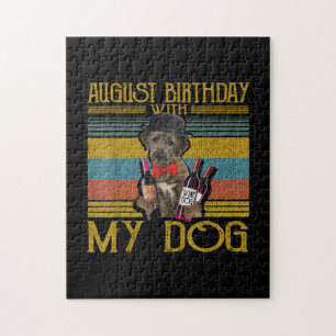 Augustus 2020 met mijn Ierse Wolfhound Dog Legpuzzel