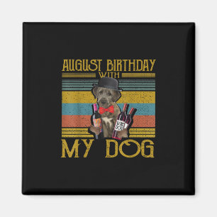 Augustus 2020 met mijn Ierse Wolfhound Dog Magneet