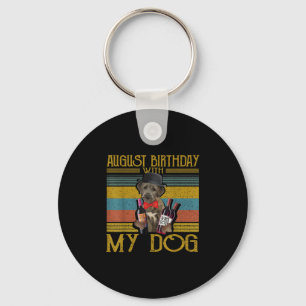 Augustus 2020 met mijn Ierse Wolfhound Dog Sleutelhanger