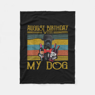 Augustus 2020 met mijn suikerriet Corso Dog Fleece Deken