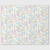 Augustus, 24-jarige cadeaupapier (Vlak)