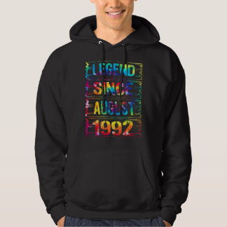 Augustus 30 jaar oud sinds 1992 30e Stropdas Hoodie