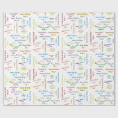 Augustus, 4 's avonds cadeaupapier (Vlak)