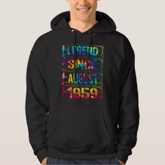 Augustus 63 jaar oud sinds 1959 63ste Stropdas Hoodie